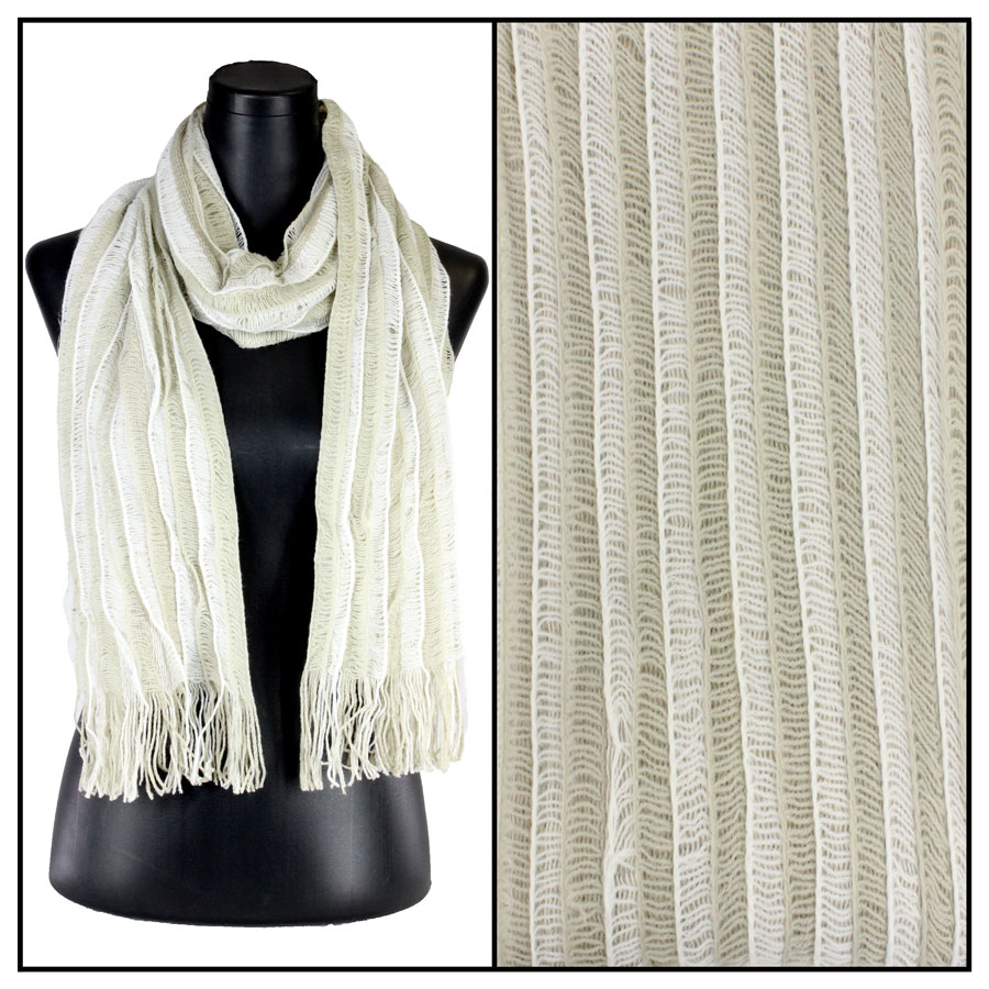 Knitted Stripes 1120 - Ivory