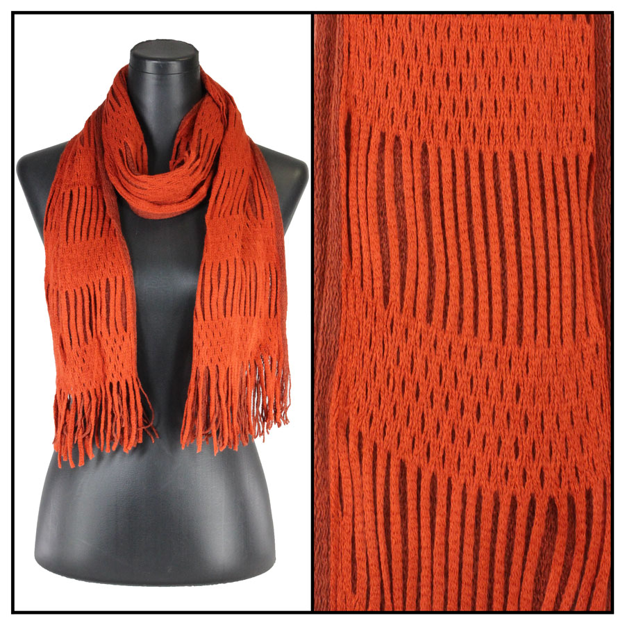 Two Way Knit Tube - Orange-Paprika
