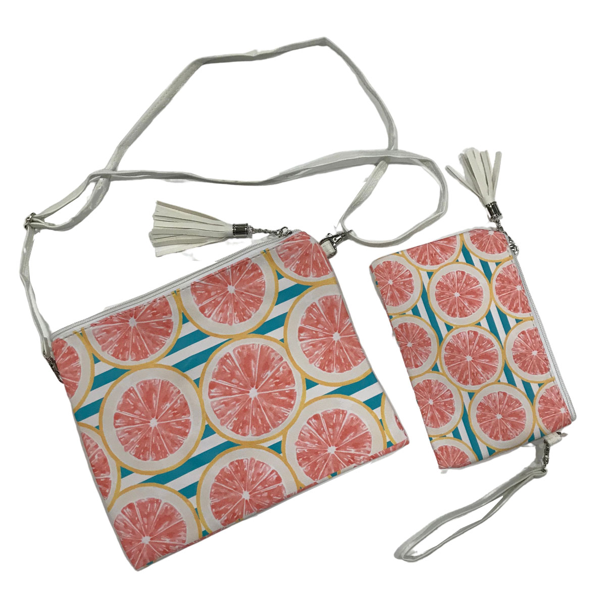 Crossbody Bag Set- 9301 Grapefruit Print