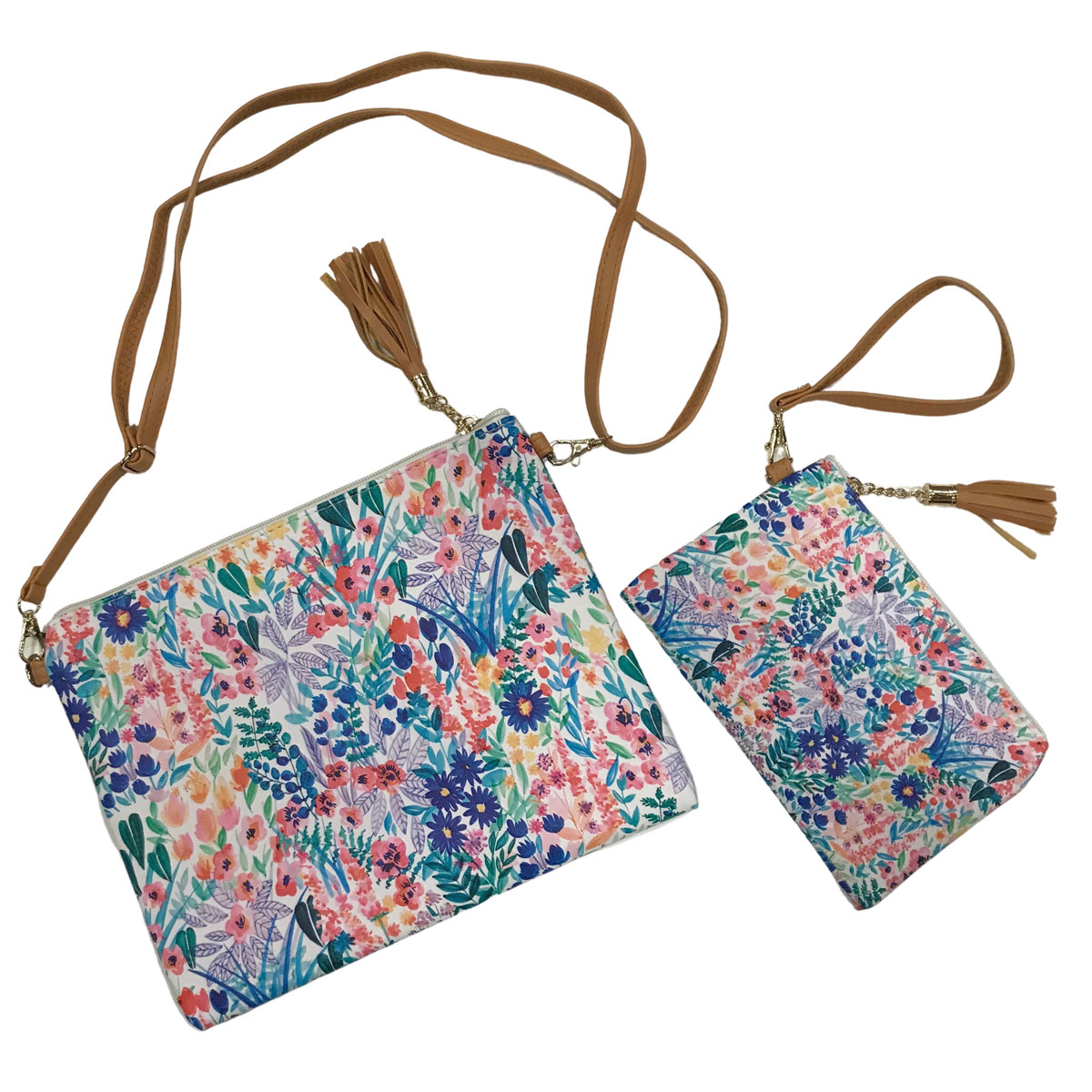 floral print cross body bags