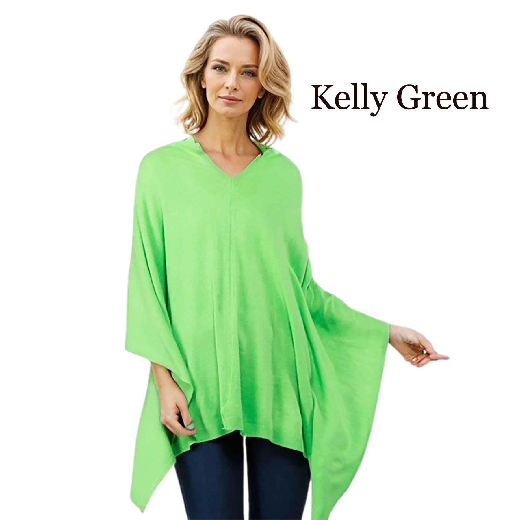 8672 - Cashmere Feel Ponchos 