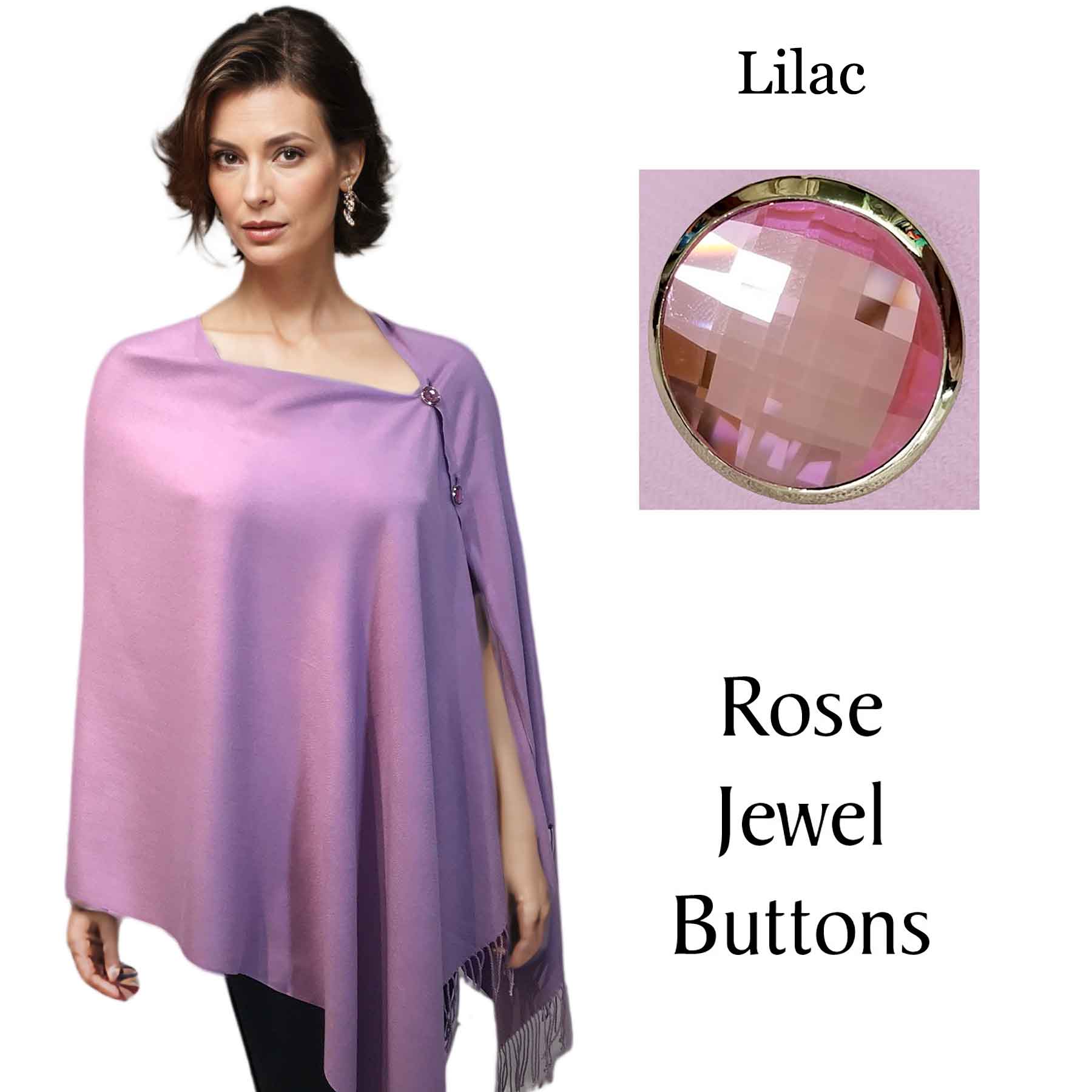 #30 Lilac with Rose Jewel Buttons