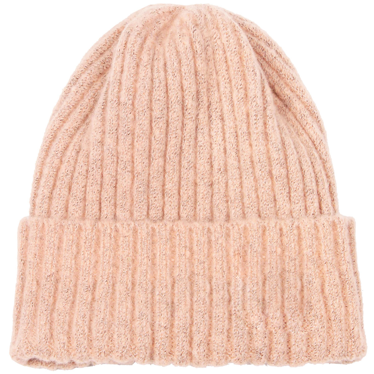 9551 Knit Beanie Cuff Style - Pink