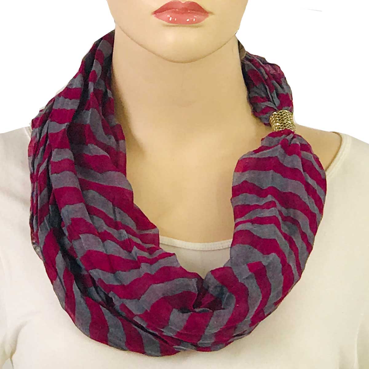 0945 Magnetic Clasp Scarves (Cotton Touch)
