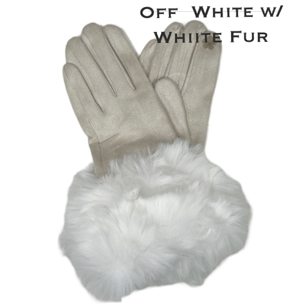 #17 - Off White w/ White Fur