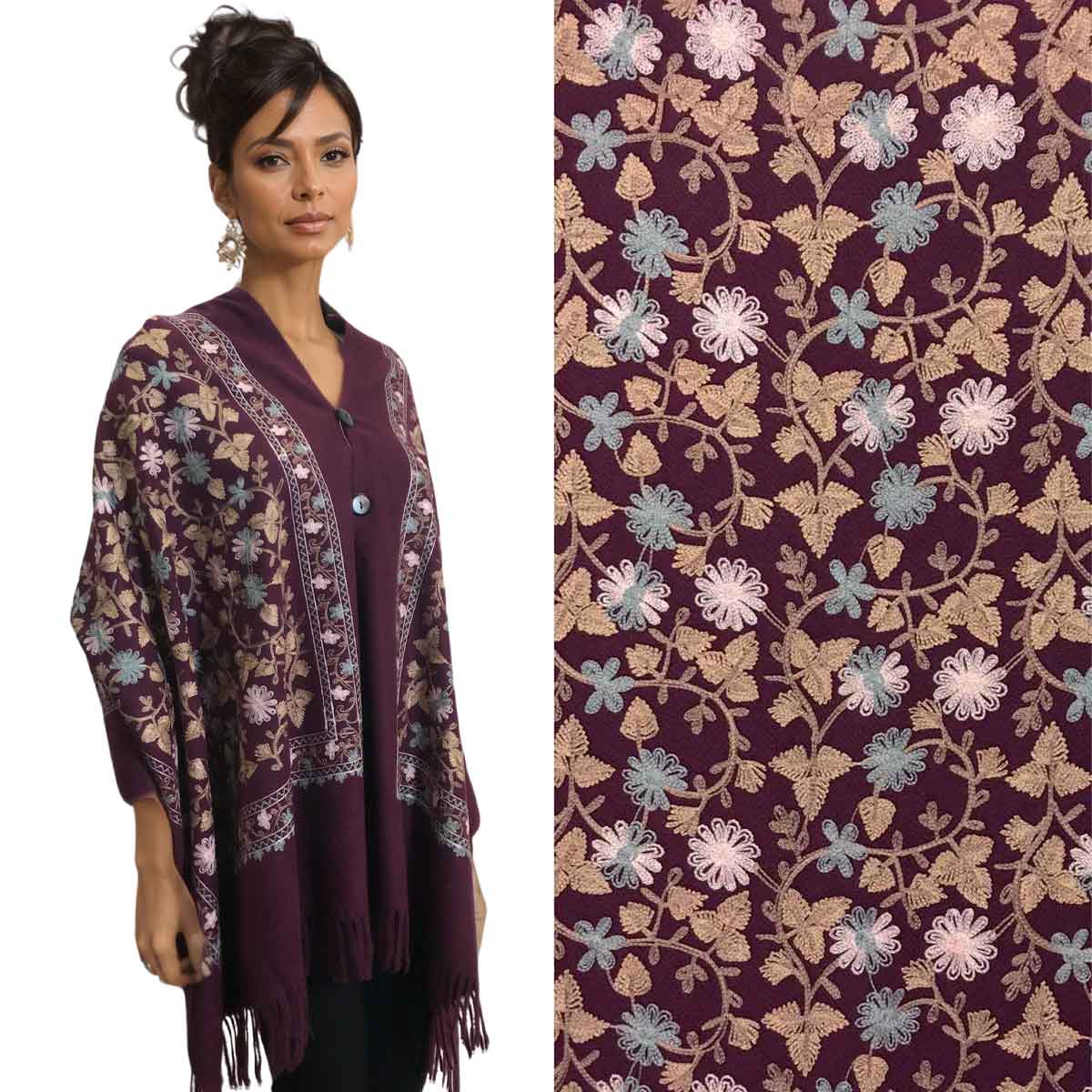 Dark Plum Floral* 