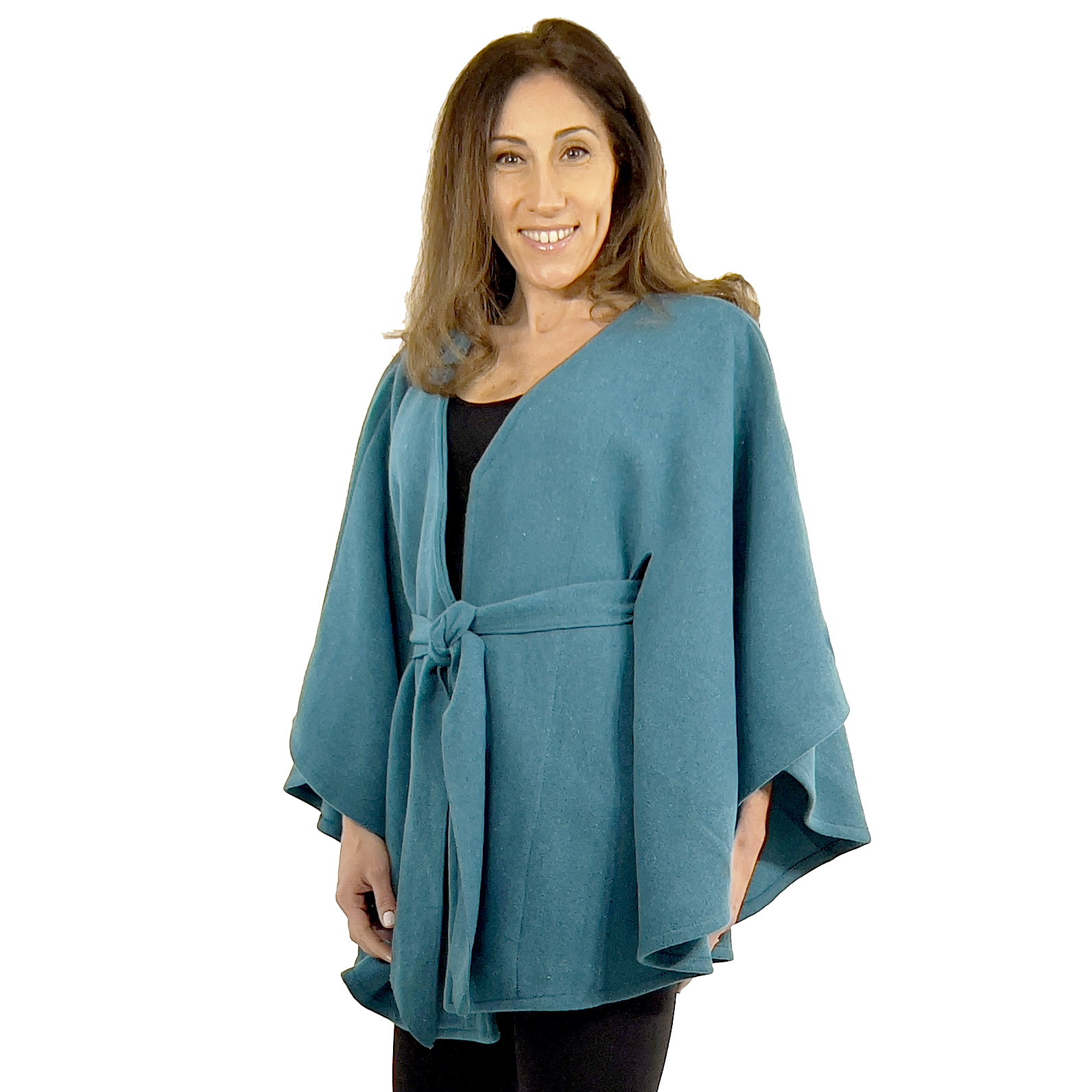LC15 Teal<br> Belted Cape