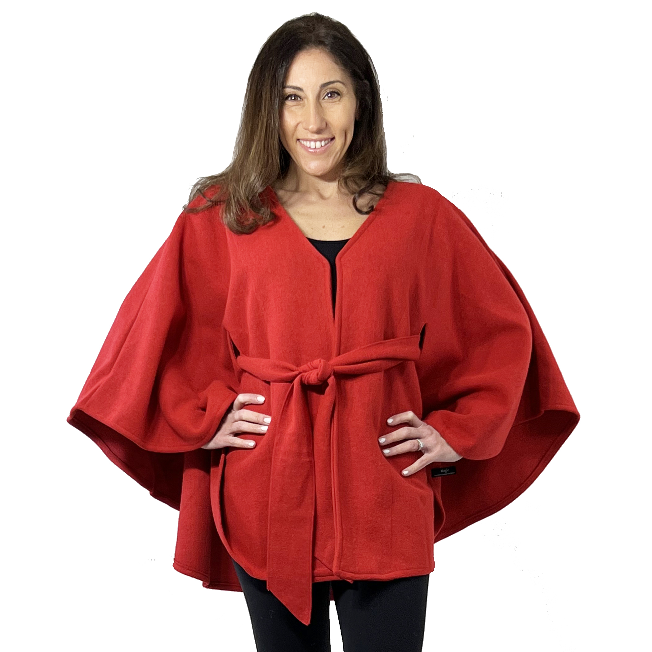 LC15 Red <br>Belted Cape