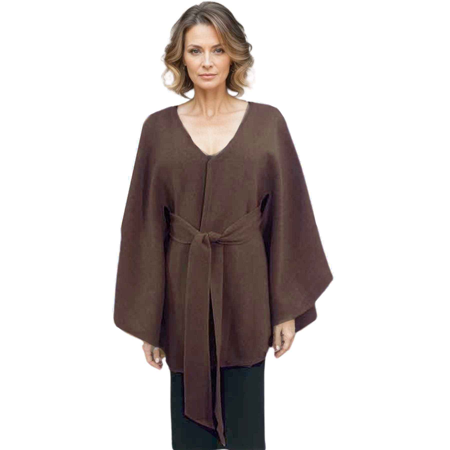 LC15 Brown <br>Belted Cape