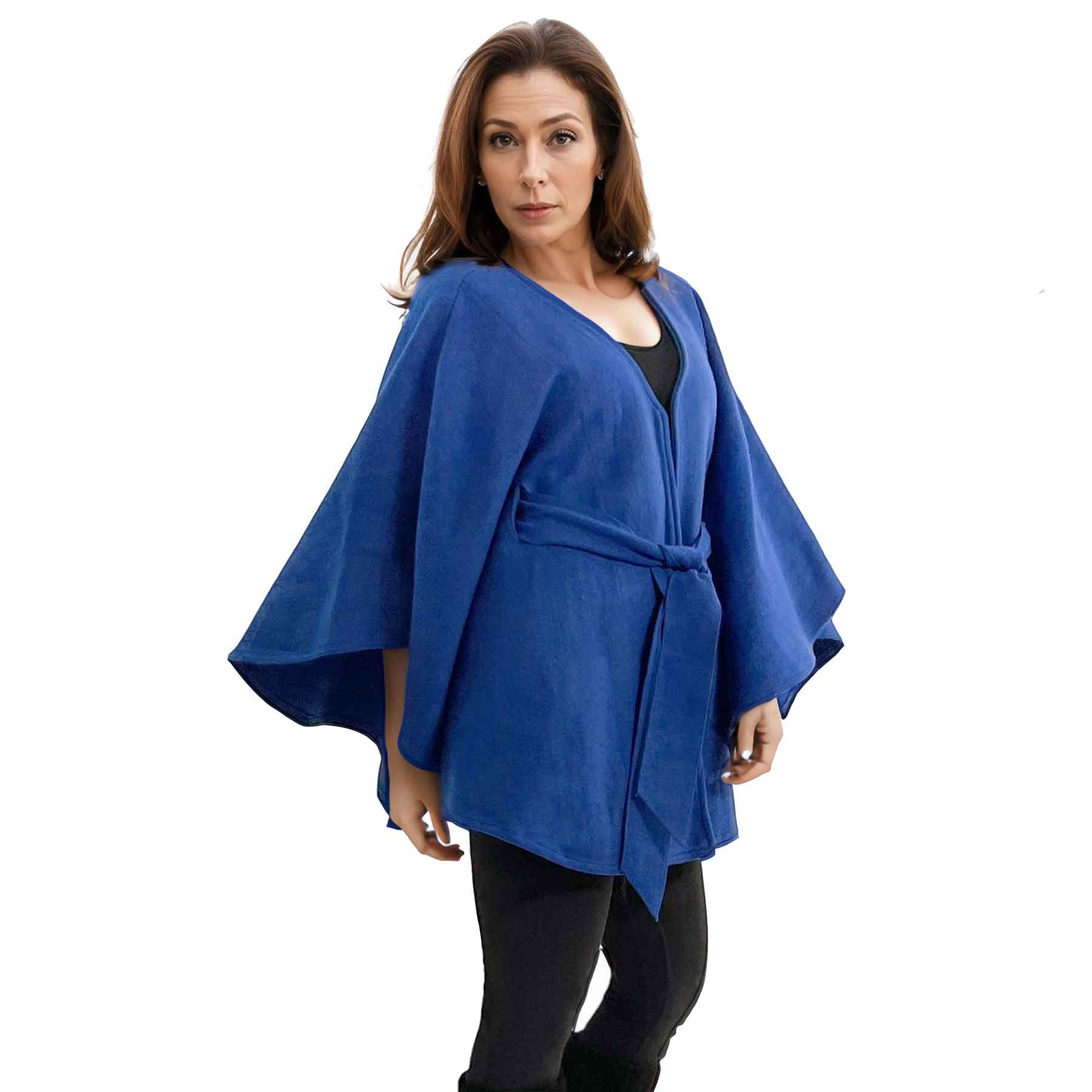 LC15 - Royal Blue<br> Belted Cape