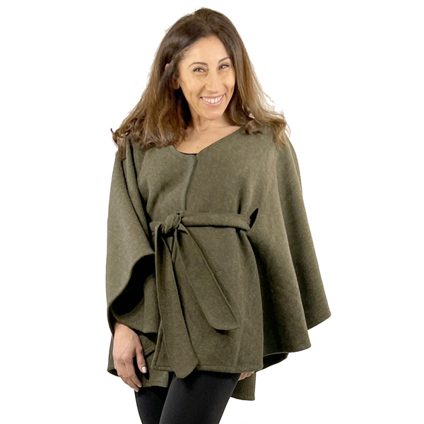 LC15 Olive <br>Belted Cape