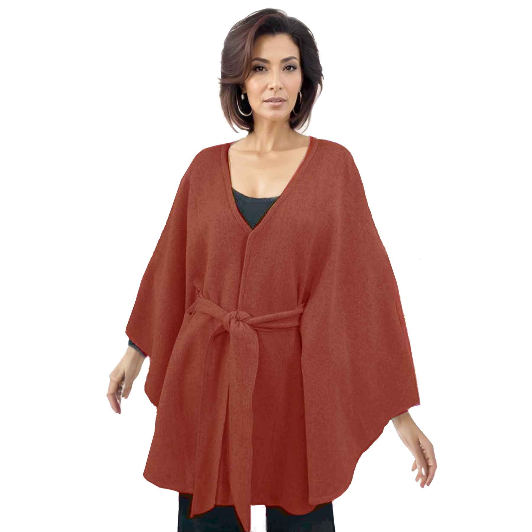 LC15 Paprika/Rust<br> Belted Cape 