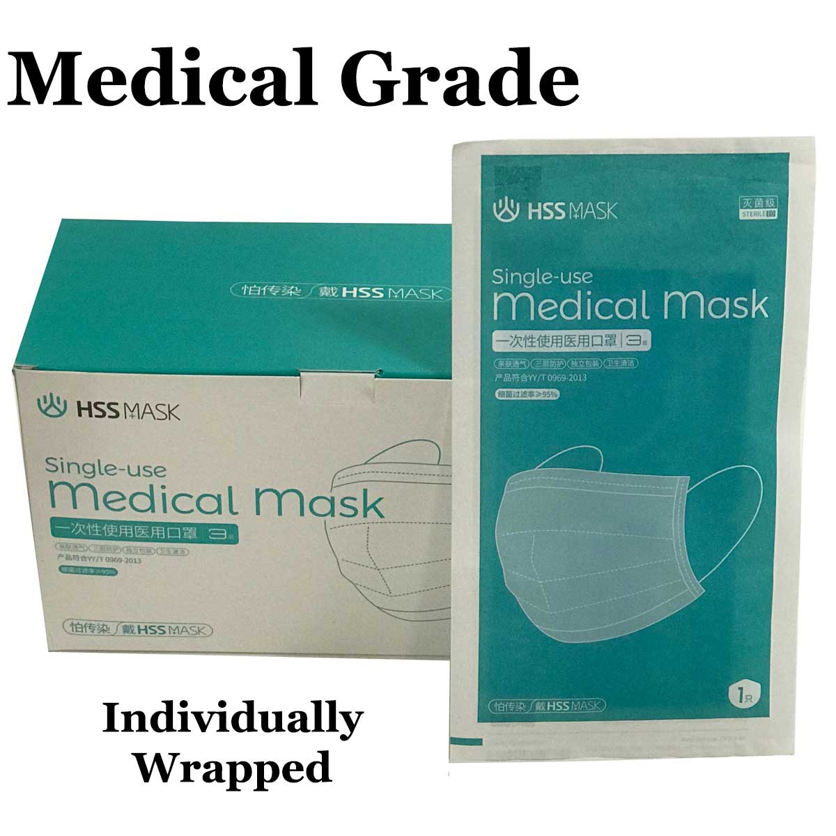 Medical Grade Disposable Individual Wrap (50 Pack)