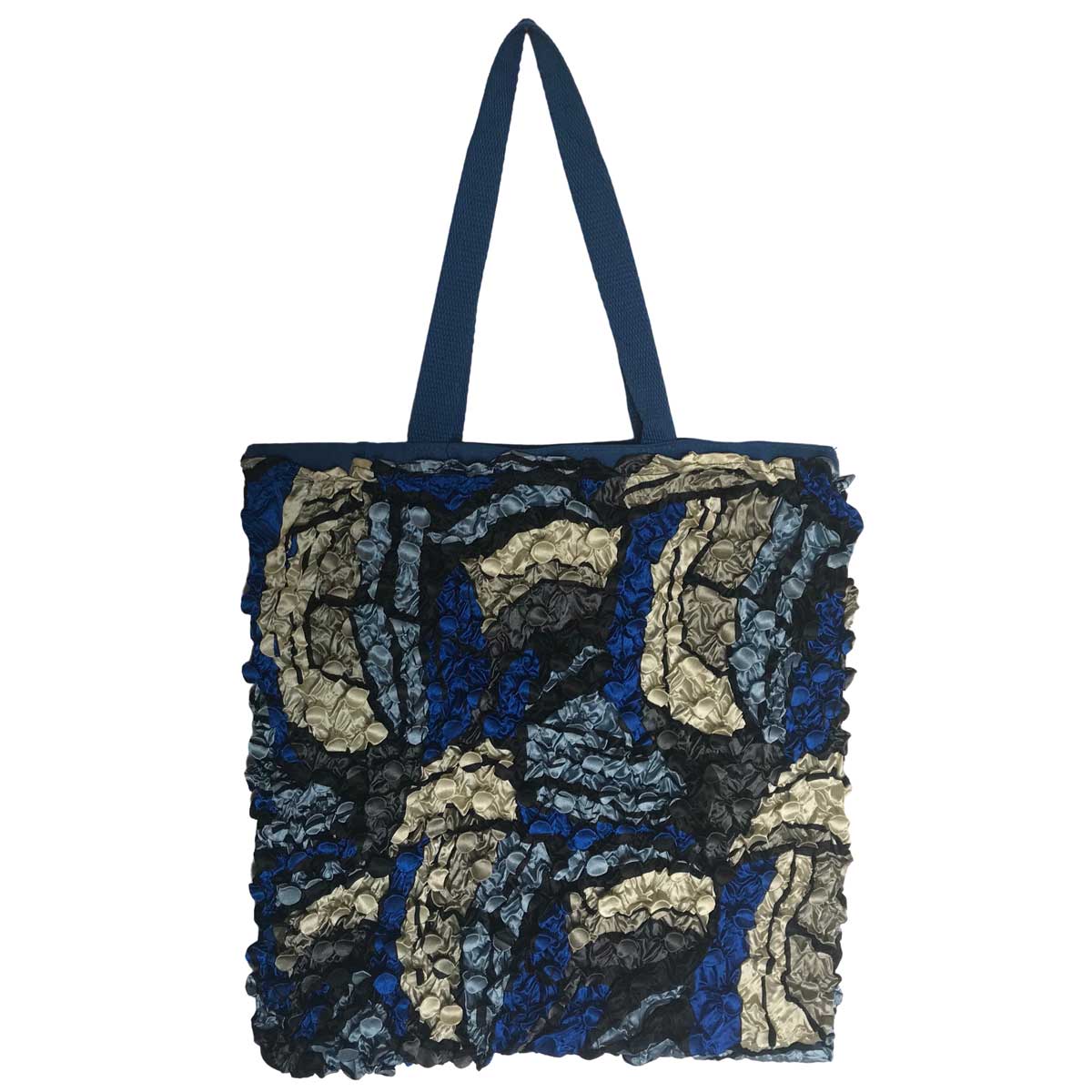 3294 - Puckered Fabric Tote Bags