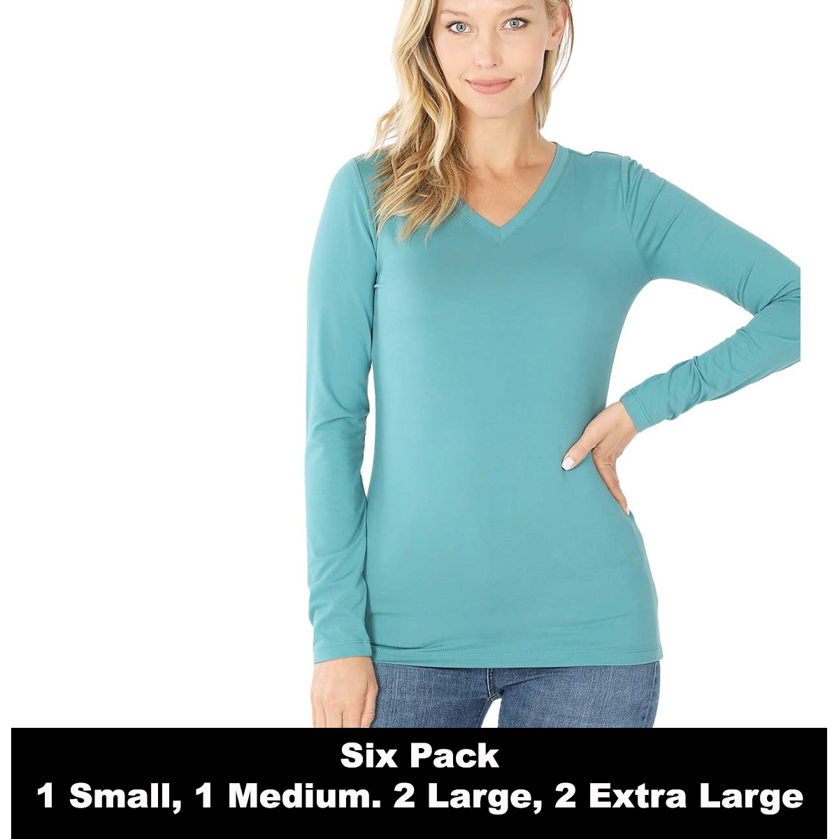 2054 - Dusty Teal<br>
(SIX PACK) 