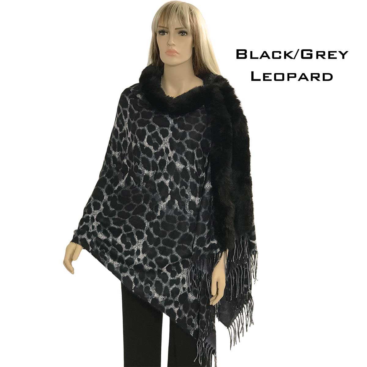 LC1R BLACK GREY LEOPARD with Black Fur