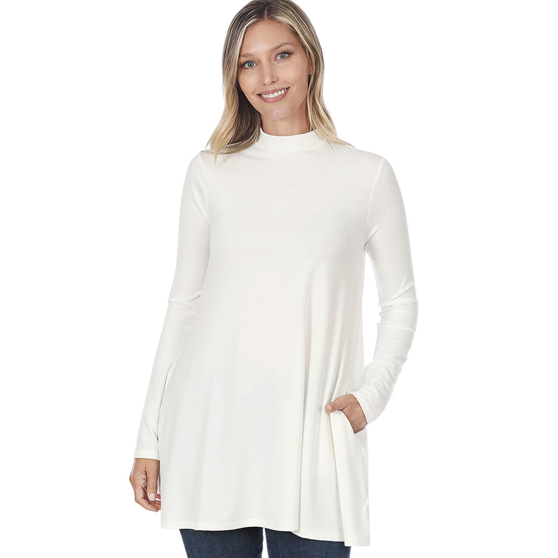 1641 - Mock Turtleneck Tunic