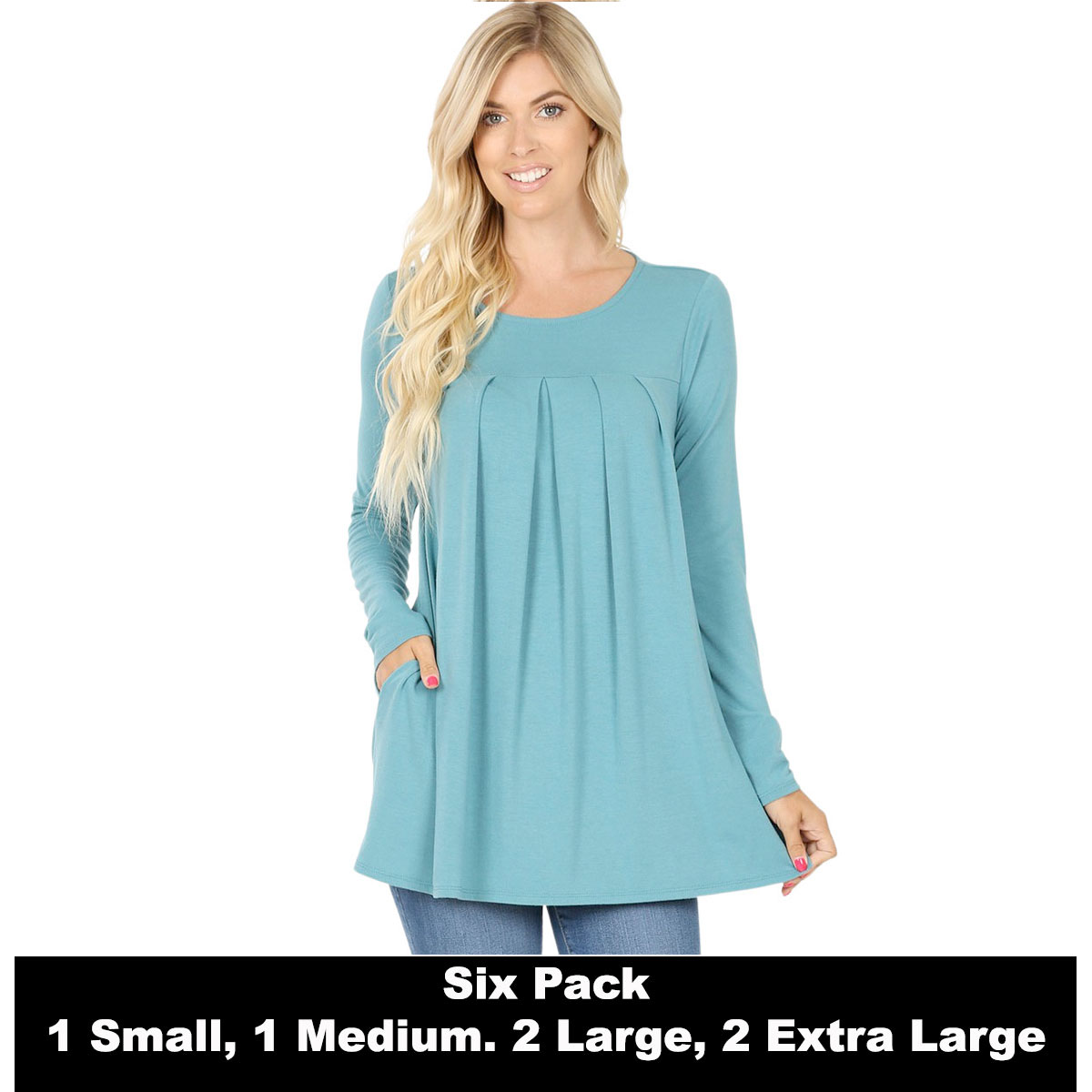 1658 -  Dusty Teal - Six Pack 