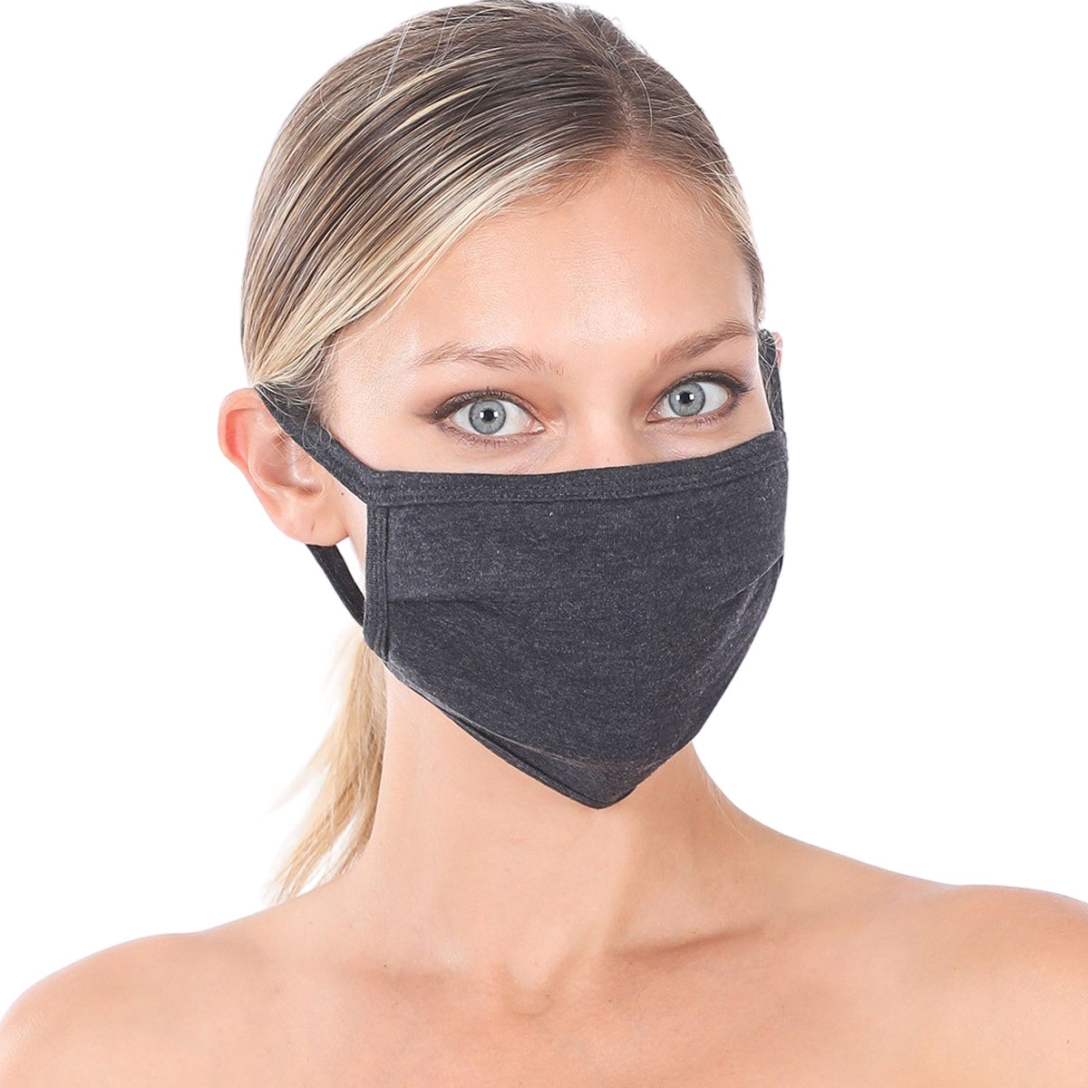 Wholesale Protective Masks Cotton Blend Two Ply CMK/CPMKCHARCOAL