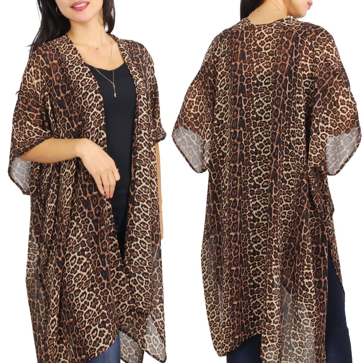 Kimono - Leopard Print 9954