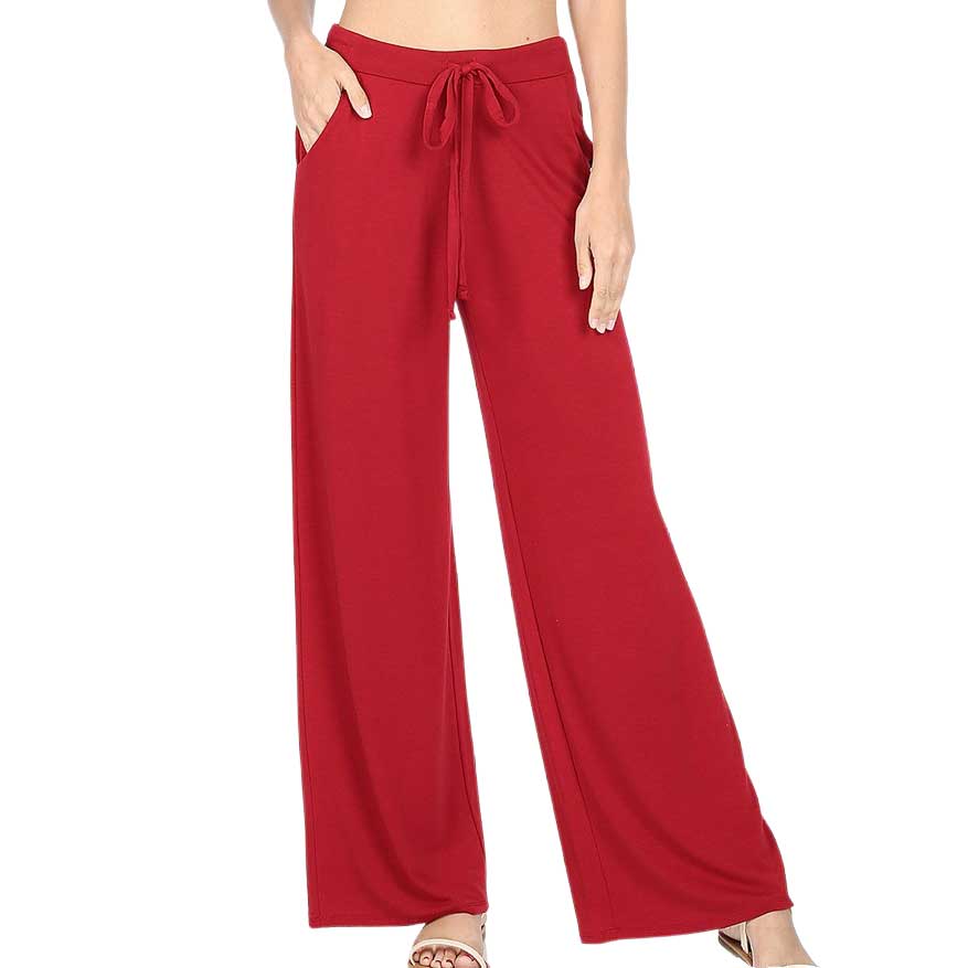 DARK RED Lounge Pants - Loose Fit 1614