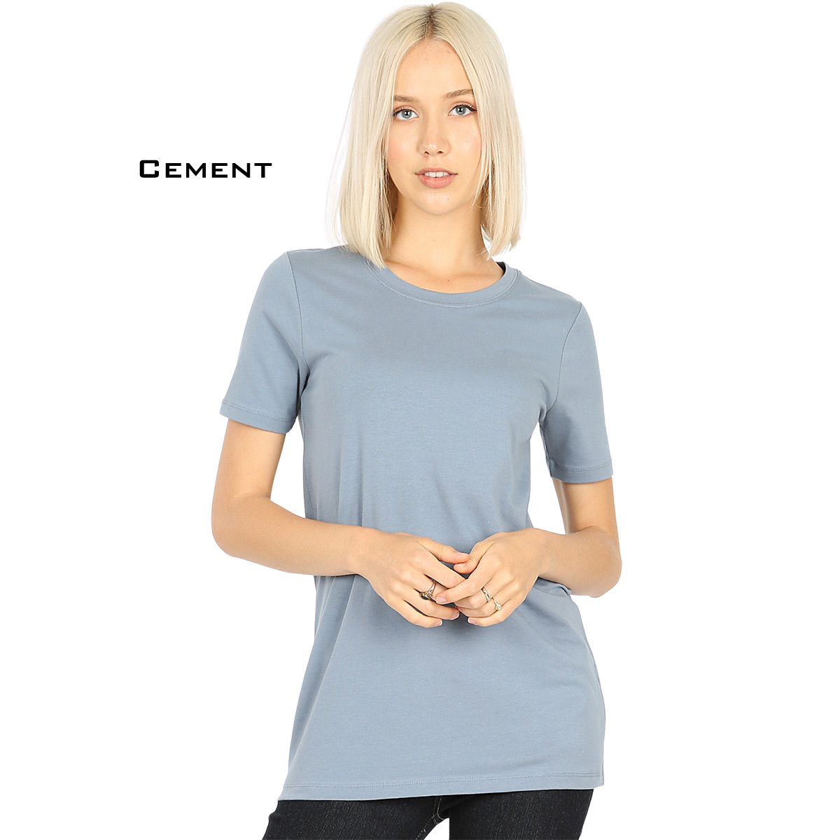 CEMENT Crew Neck Short Sleeve T-Shirt 1008 