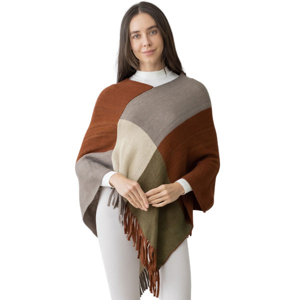 3527 - Assorted Autumn/Winter Ponchos 