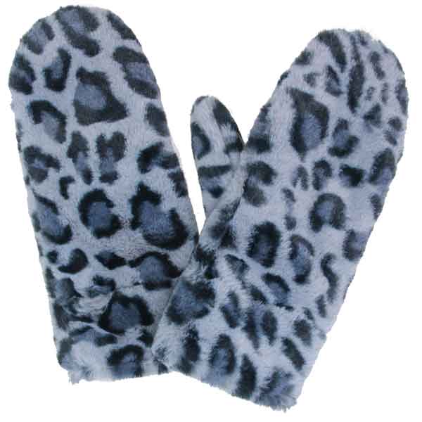 260 - Grey Leopard Print Fur