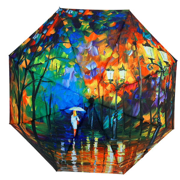 #03 - Lady in the Rain<br>
Compact Umbrella 