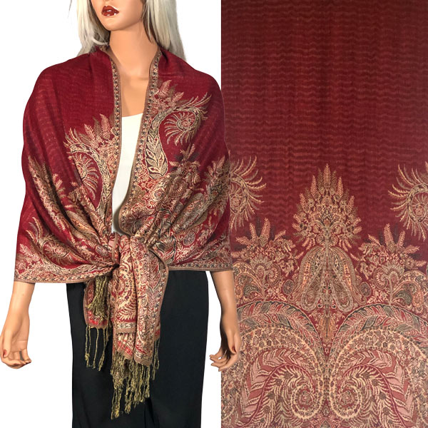 JT014 - Woven Paisley Shawls