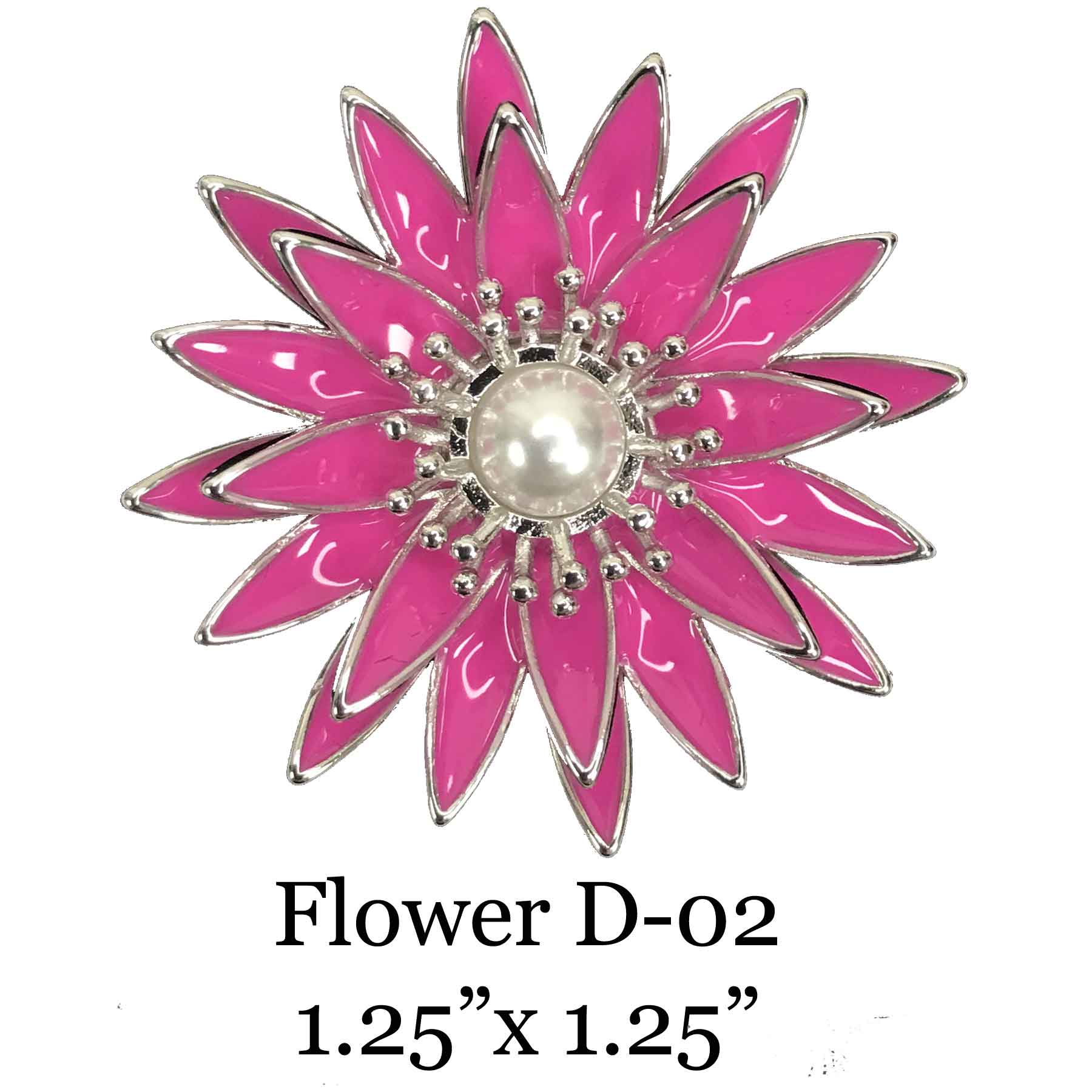 3700 - Magnetic Flower Brooches
