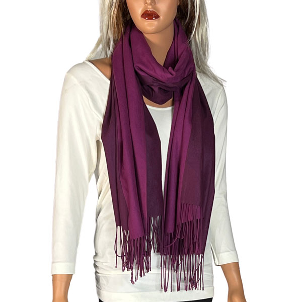 3713 - #16 Berry/Purple<br>
Two Tone Cashmere Blend Shawl