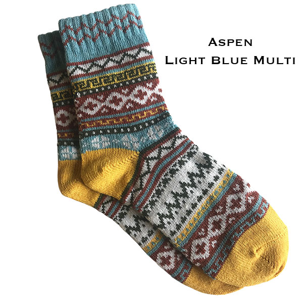 Aspen Light Blue Multi