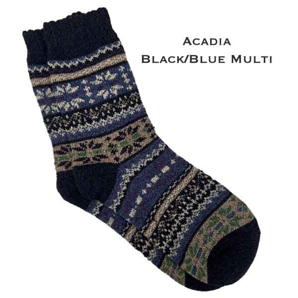 Acadia - Black/Blue Multi