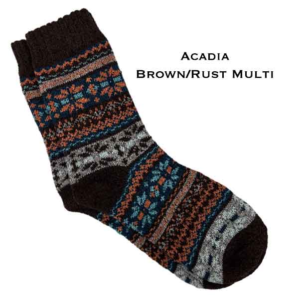 Acadia - Brown/Rust Multi