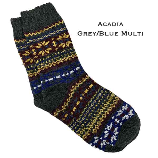 Acadia - Grey/Blue Multi