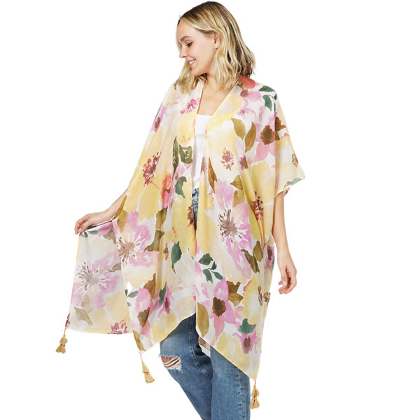 10476 - Floral Kimono