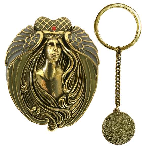 004 - Cleopatra<br>
Antique Bronze Key Minder