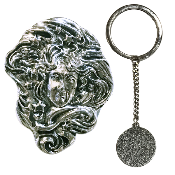 007 - Goddess of the North<br>
Antique Bronze Key Minder