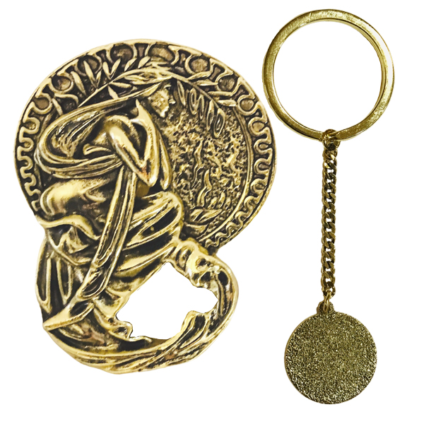 008 - Mermaid<br>
Antique Bronze Key Minder