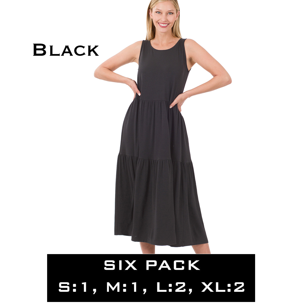 Black<br>43050 Dress<br>SIX PACK