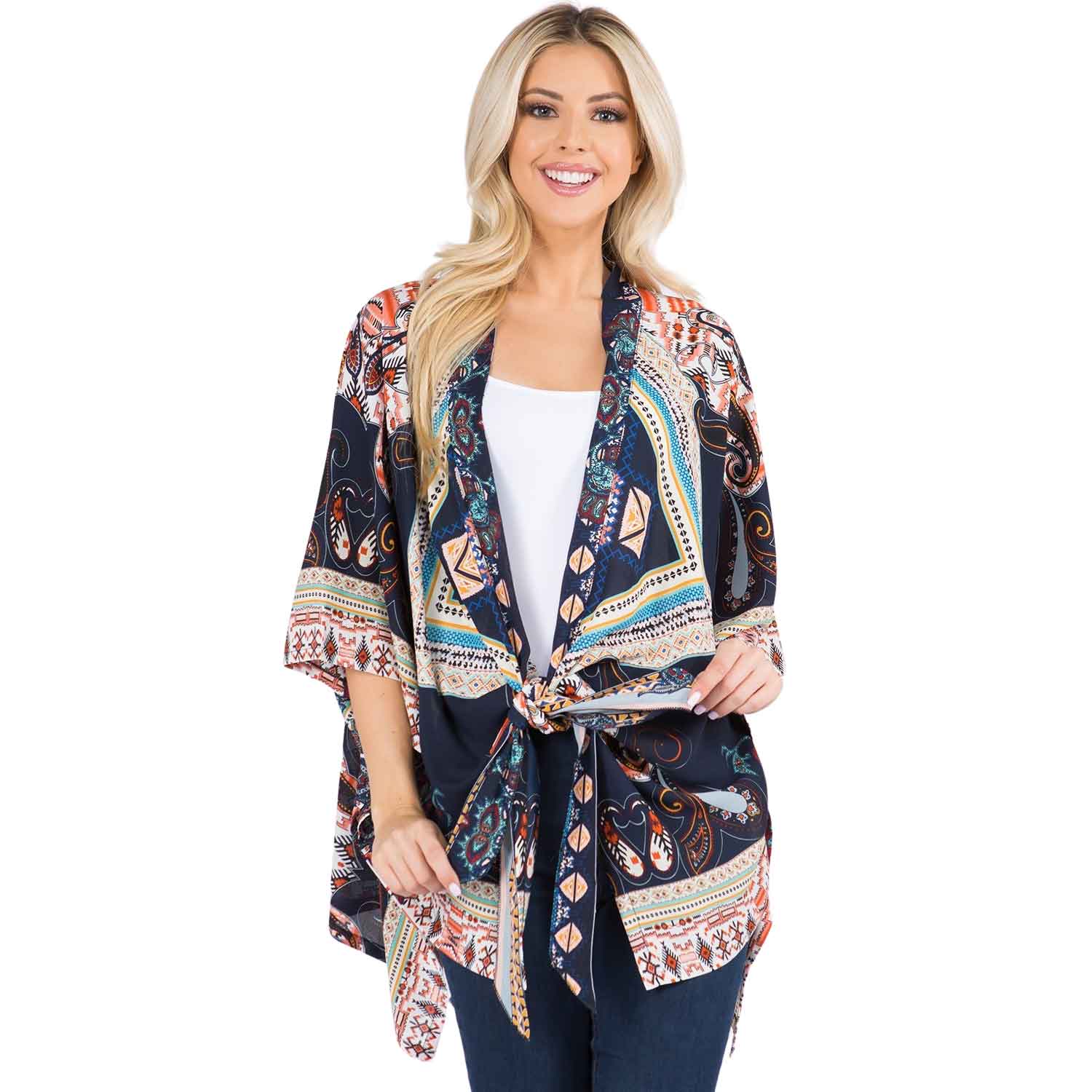 3107 - Front Tie Kimonos 