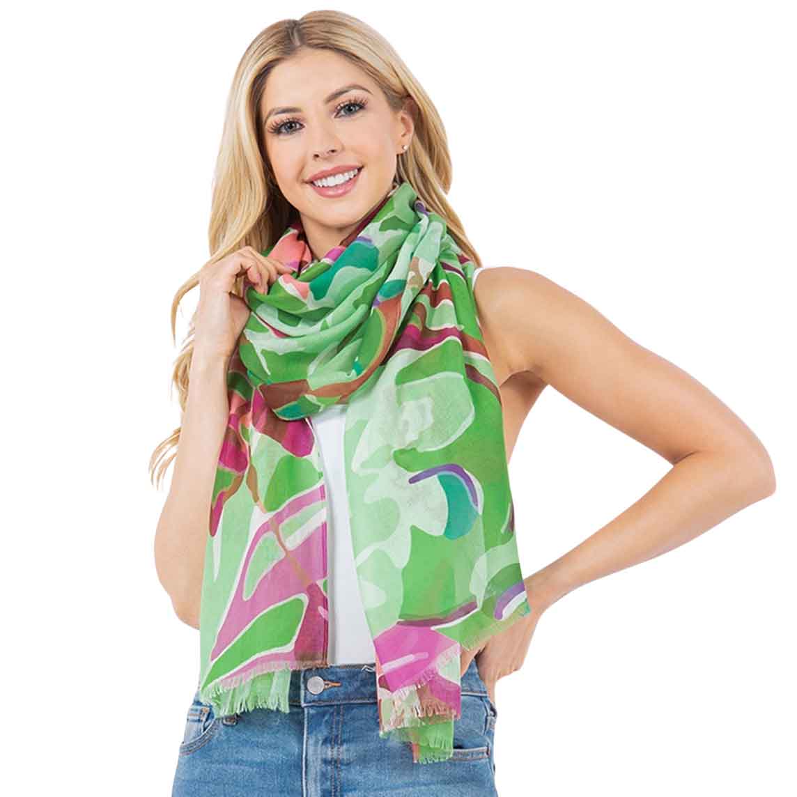 4281 - Abstract Pattern Scarves