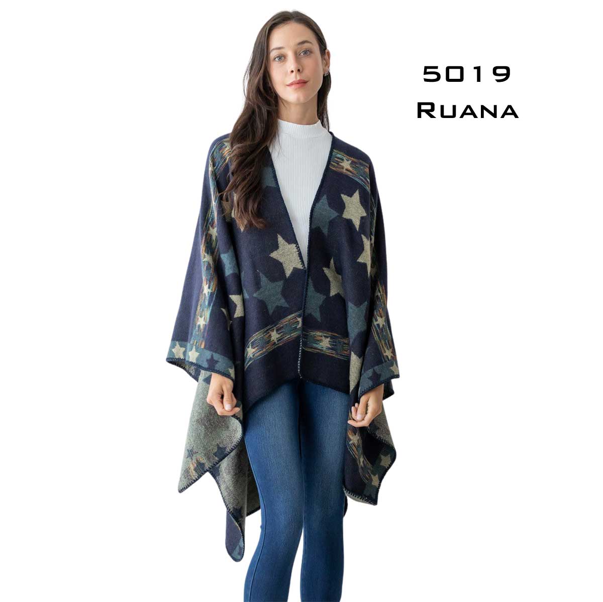 3873 - Assorted Fall/Winter Ruana Capes