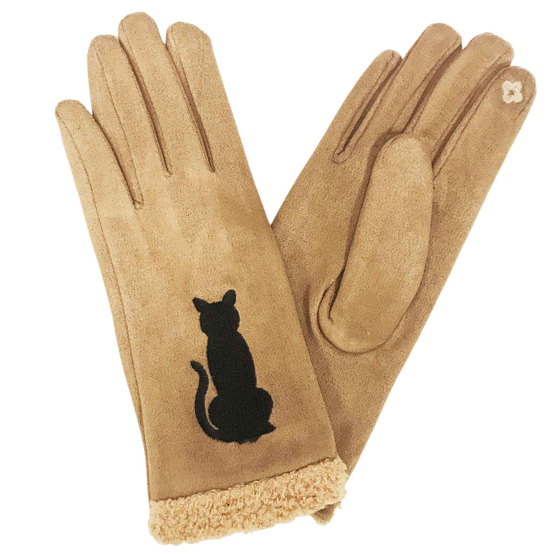 3897 - Cat Motif Gloves