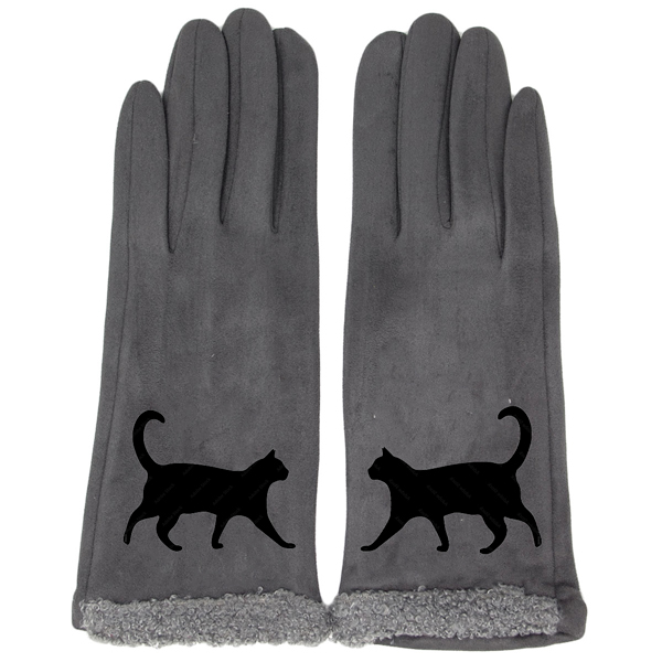 3897 - Cat Motif Gloves