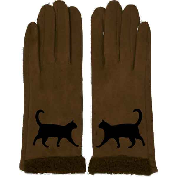 3897 - Cat Motif Gloves