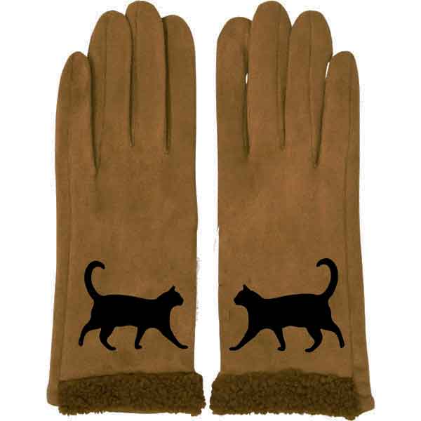 3897 - Cat Motif Gloves