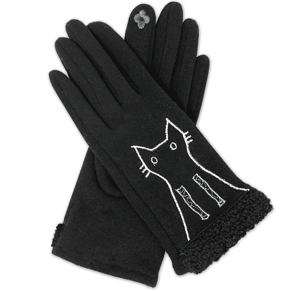 3897 - Cat Motif Gloves