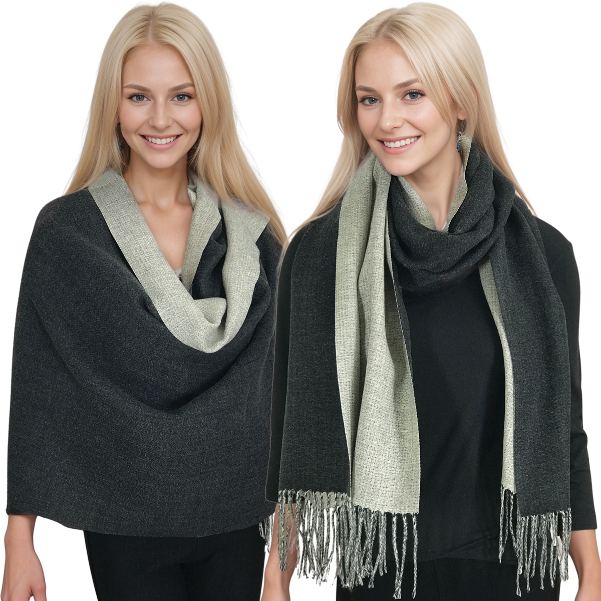 2404 - Two-Tone Scarves